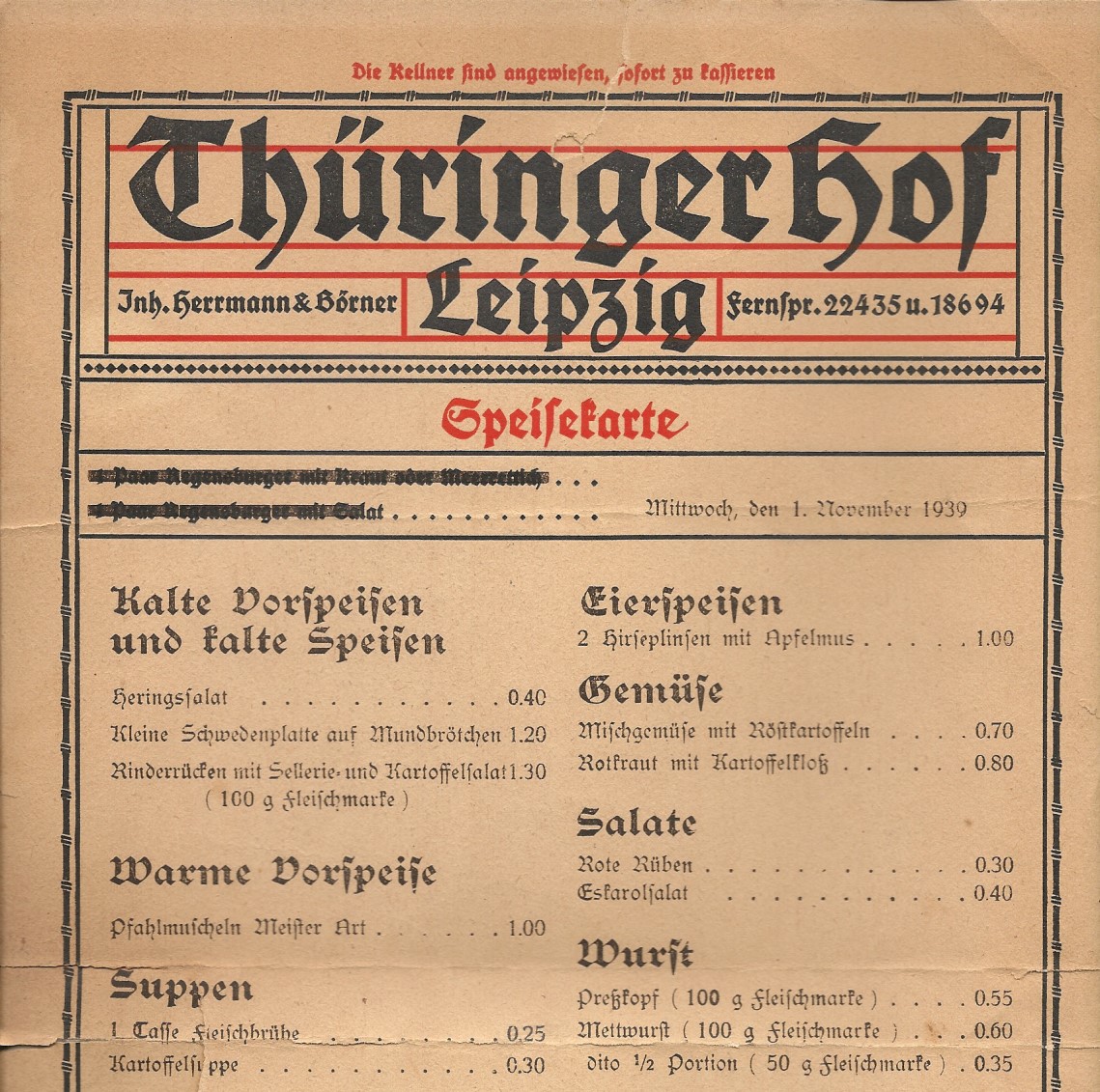 151:Speisekarte 1. Teil